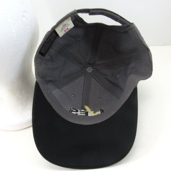 Ives Certified Trainer Forklifts, Scissor Lift Men's Gray Adj Strap Back Cap Hat - Picture 7 of 8